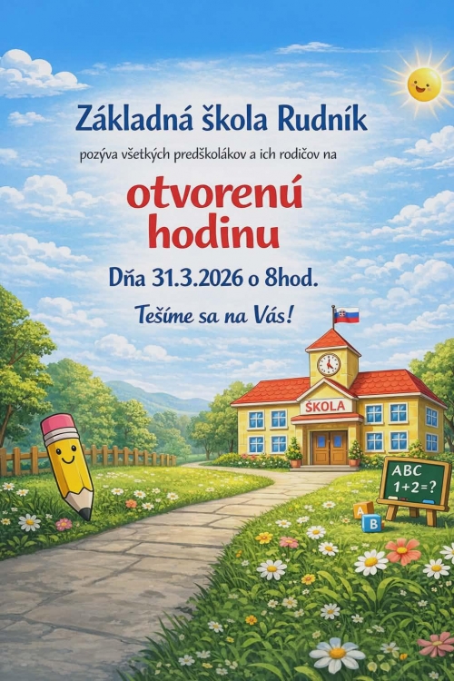 Otvorená hodina dňa 31.3.2026 o 8,00 hod.